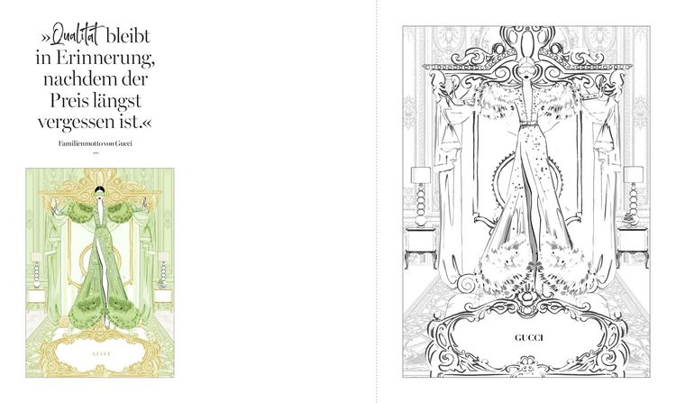 Produktbild: Die Welt der Mode &ndash; Das Colouring Book