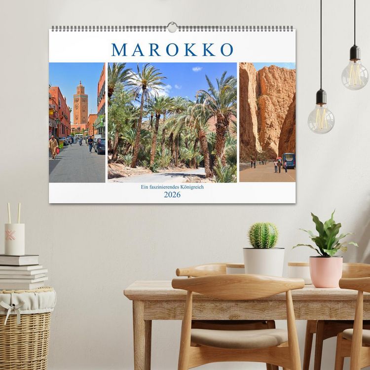 Produktbild: MAROKKO, ein faszinierendes K&ouml;nigreich (Wandkalender 2026 DIN A2 quer), CALVENDO Monatskalender
