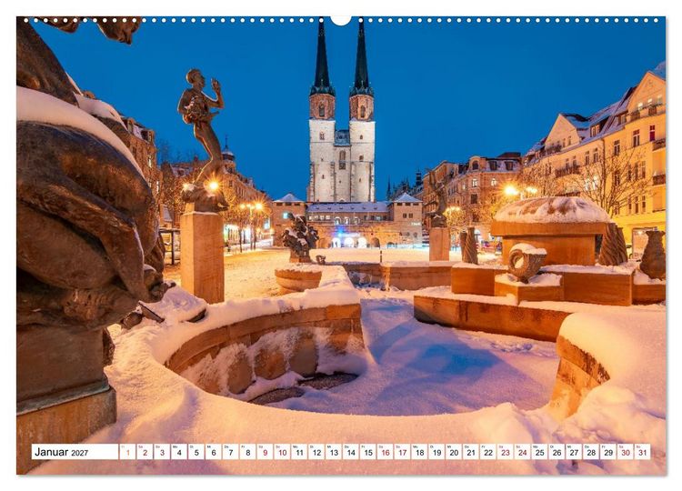 Produktbild: Deutsche St&auml;dte im sch&ouml;nsten Licht (Wandkalender 2027 DIN A2 quer), CALVENDO Monatskalender