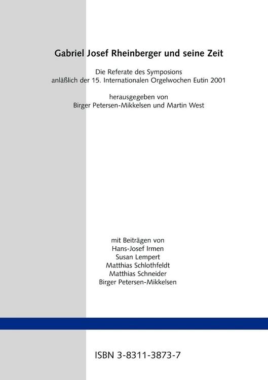 Produktbild: Gabriel Josef Rheinberger und seine Zeit