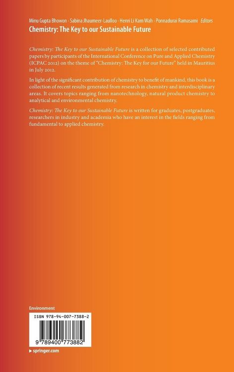 Produktbild: Chemistry: The Key to our Sustainable Future