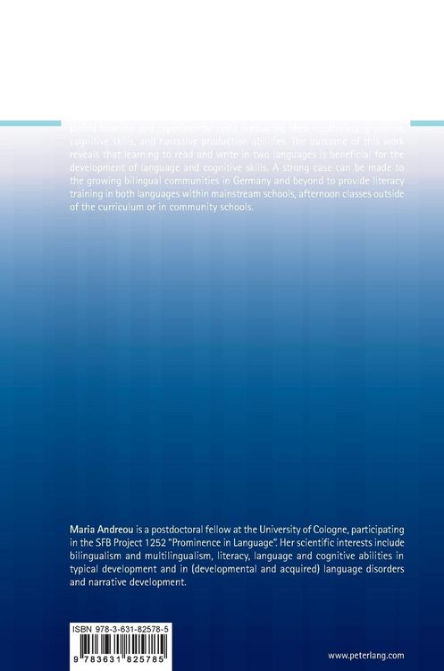 Produktbild: Language and Cognitive Aspects of Child Bilingualism