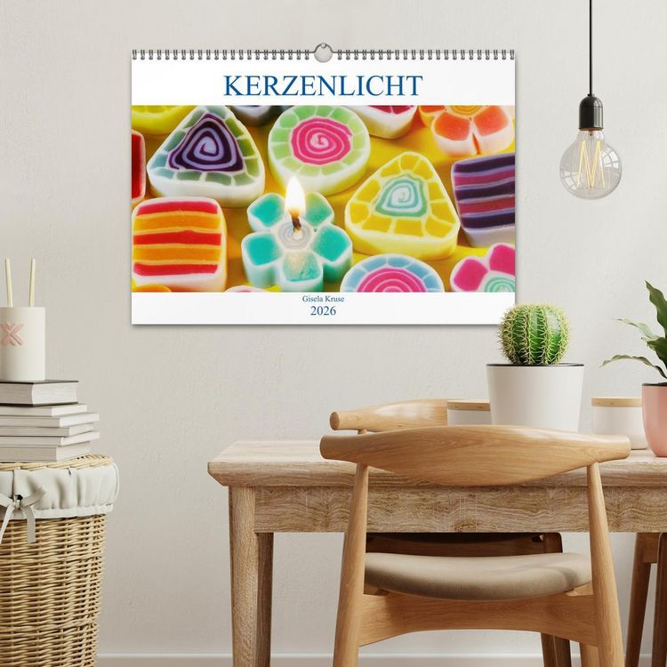 Produktbild: Kerzenlicht (Wandkalender 2026 DIN A3 quer), CALVENDO Monatskalender