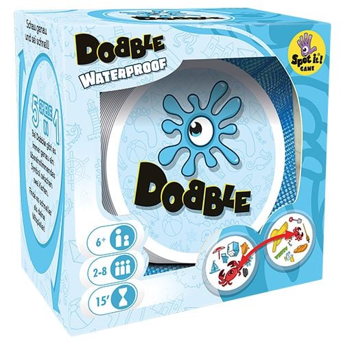 Produktbild: Asmodee ASMD0034 - Dobble Waterproof, Reaktionsspiel