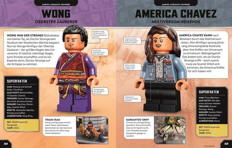 Produktbild: LEGO&reg; Marvel Lexikon der Minifiguren