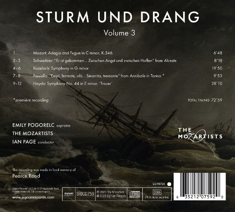 Produktbild: Pogorelc, E: Sturm und Drang Vol. 3