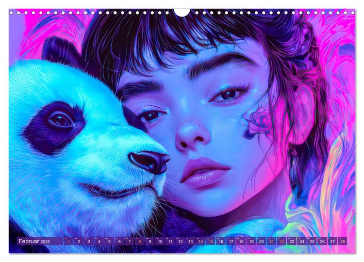Produktbild: Magische Liebe - Mensch und Tier (Wandkalender 2026 DIN A3 quer), CALVENDO Monatskalender