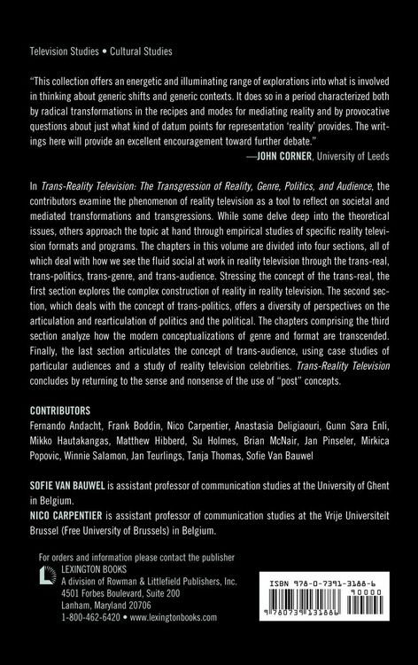 Produktbild: Trans-Reality Television