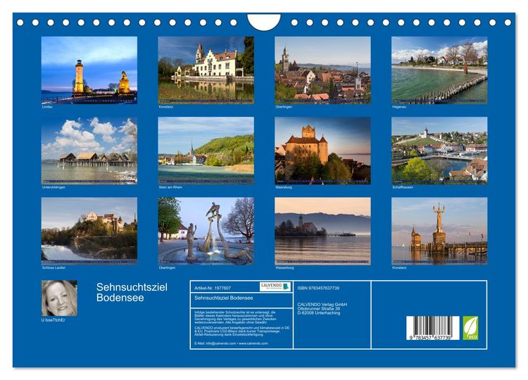 Produktbild: Sehnsuchtsziel Bodensee (Wandkalender 2026 DIN A4 quer), CALVENDO Monatskalender