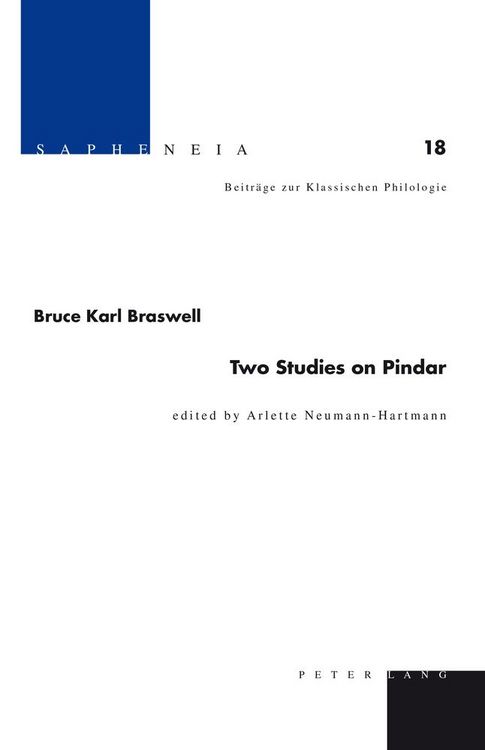 Produktbild: Two Studies on Pindar