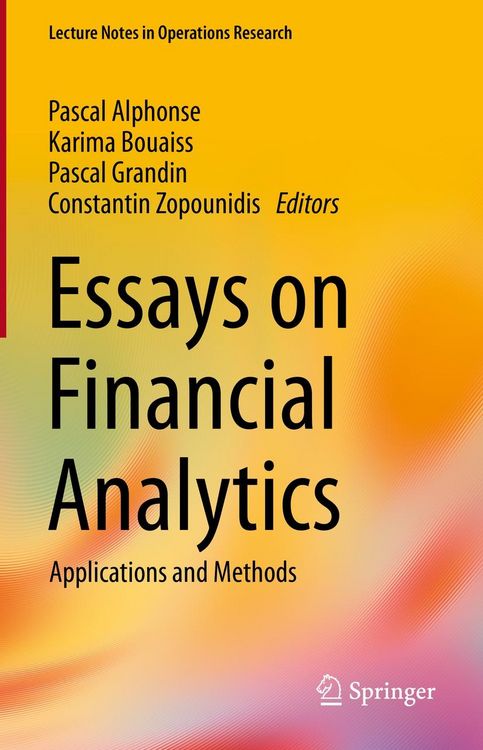 Produktbild: Essays on Financial Analytics