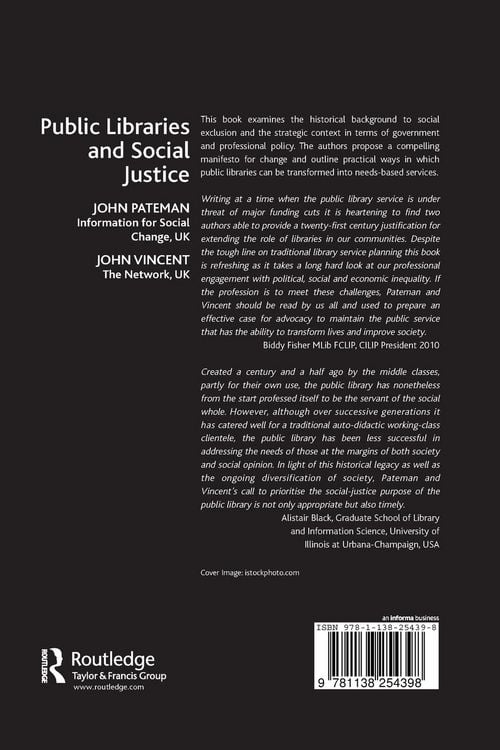 Produktbild: Public Libraries and Social Justice
