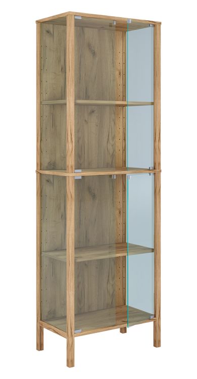 Produktbild: Glasvitrine Jensol hoch Schrank stehend