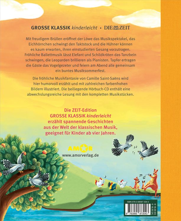 Produktbild: Der Karneval der Tiere. Eine fr&ouml;hliche Musikfantasie.