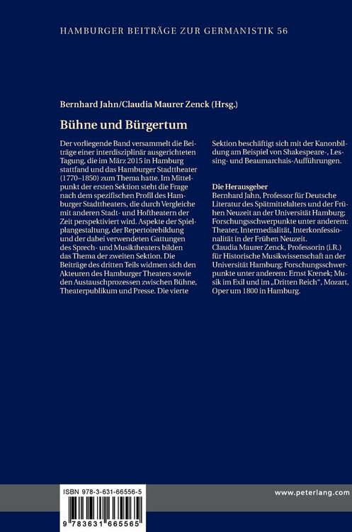 Produktbild: B&uuml;hne und B&uuml;rgertum