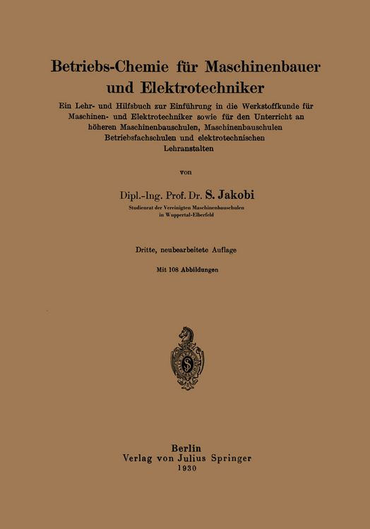 Produktbild: Betriebs-Chemie f&uuml;r Maschinenbauer und Elektrotechniker