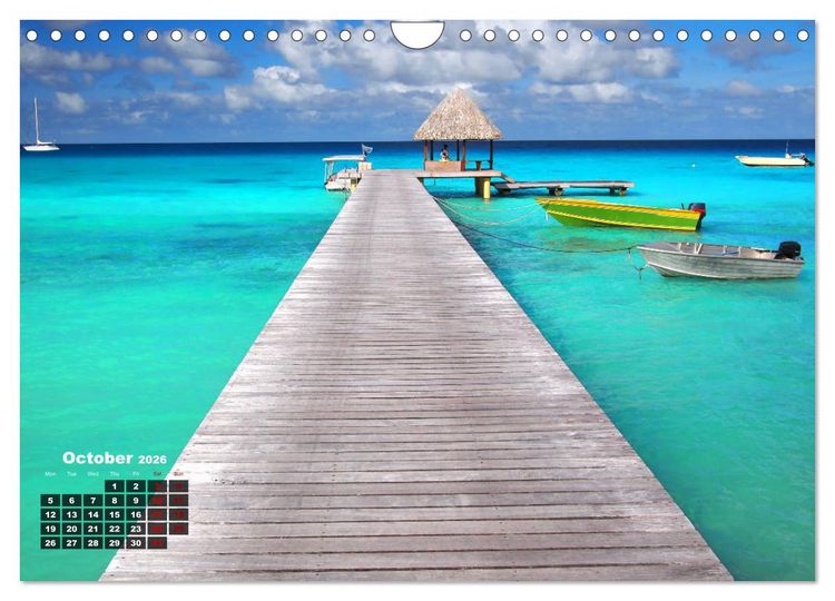 Produktbild: Bora Bora (Wall Calendar 2026 DIN A4 landscape), CALVENDO 12 Month Wall Calendar