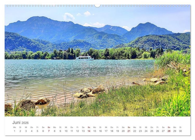 Produktbild: Kochelsee Impressionen - Ein Jahr in Bildern am Ufer der Stille (Wandkalender 2026 DIN A2 quer), CALVENDO Monatskalender