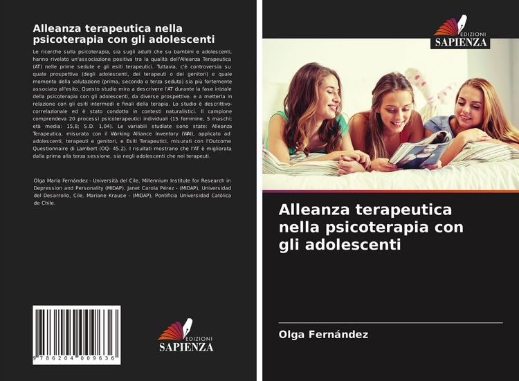 Produktbild: Alleanza terapeutica nella psicoterapia con gli adolescenti