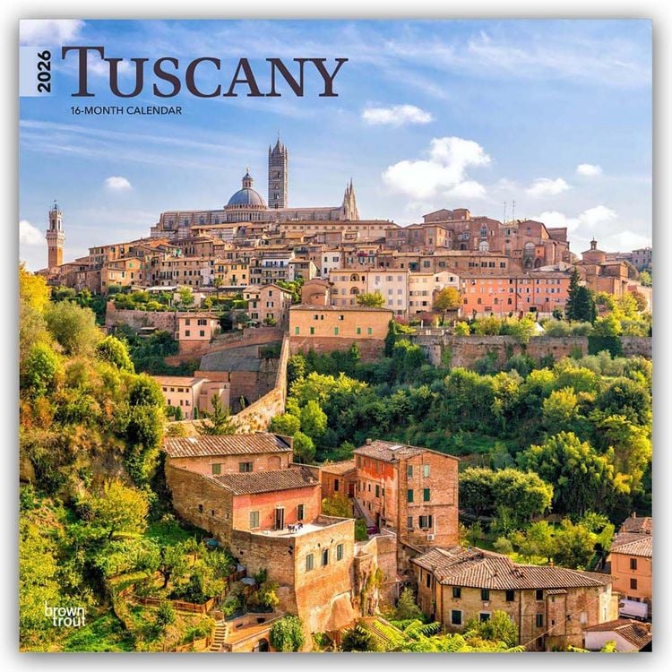 Produktbild: Tuscany – Toskana 2026 – 16-Monatskalender