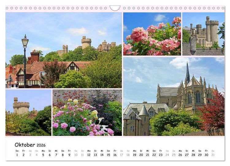 Produktbild: Malerisches S&uuml;dengland 2026 (Wandkalender 2026 DIN A3 quer), CALVENDO Monatskalender