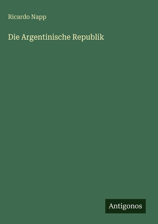 Produktbild: Die Argentinische Republik