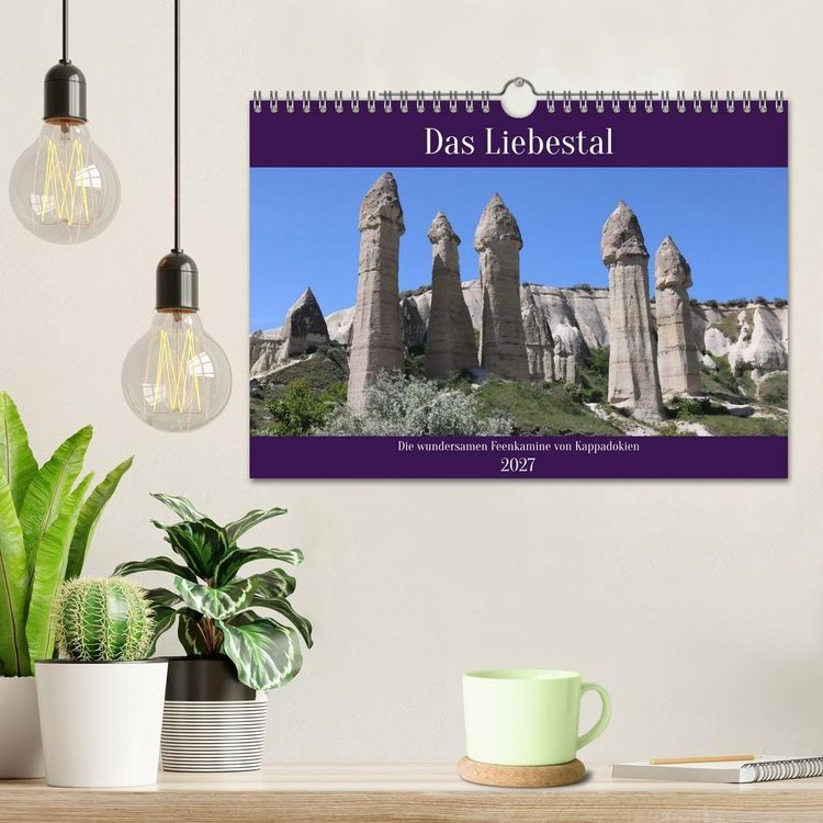 Produktbild: Das Liebestal. Die wundersamen Feenkamine von Kappadokien (Wandkalender 2027 DIN A4 quer), CALVENDO Monatskalender