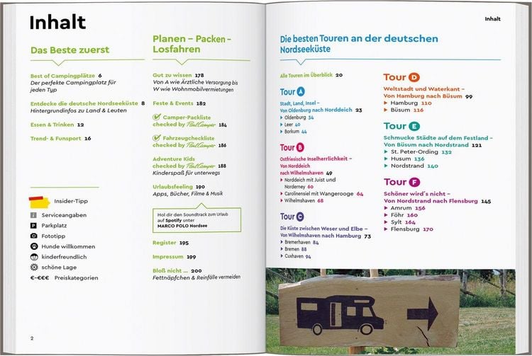 Produktbild: MARCO POLO Camper Guide Deutsche Nordseek&uuml;ste