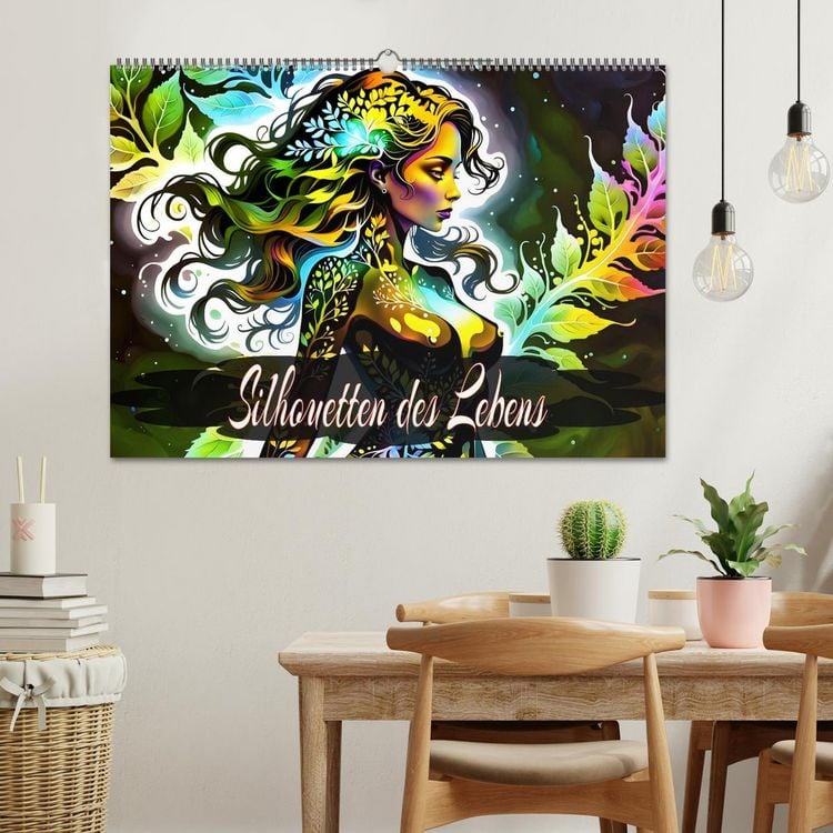 Produktbild: Silhouetten des Lebens (Wandkalender 2026 DIN A2 quer), CALVENDO Monatskalender