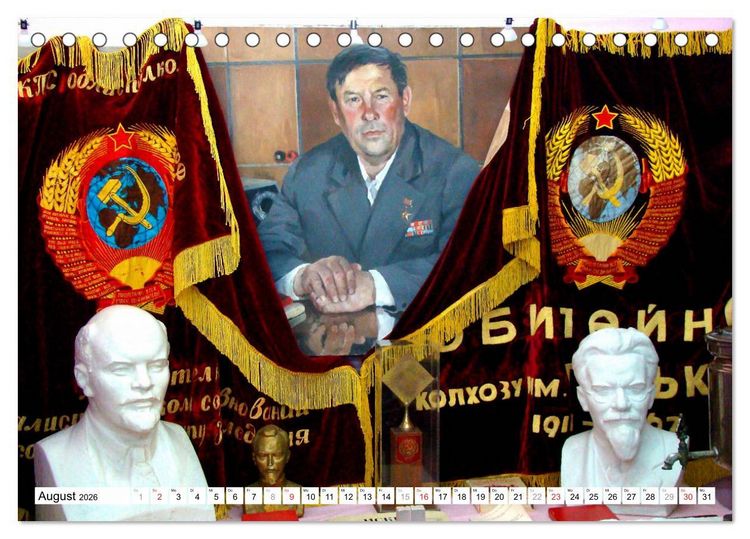 Produktbild: Back to the USSR - Sowjet-Nostalgie in Russland (Tischkalender 2026 DIN A5 quer), CALVENDO Monatskalender