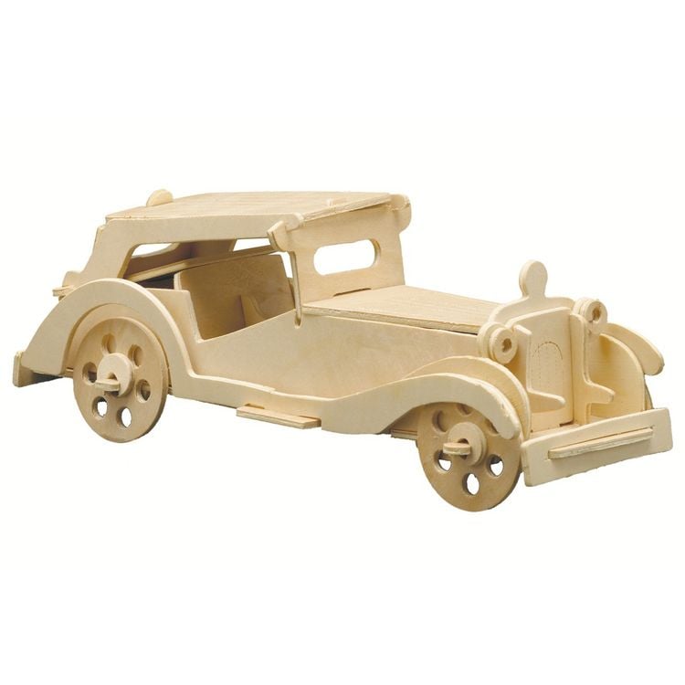 Produktbild: PEBARO 865/6 - Holzbausatz Oldtimer VI, 41 Teile, Holzkonstruktion zum Zusammenstecken