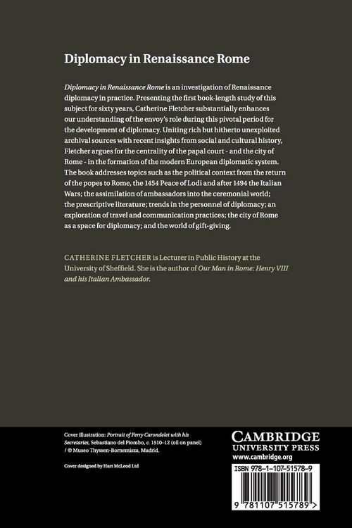 Produktbild: Diplomacy in Renaissance Rome