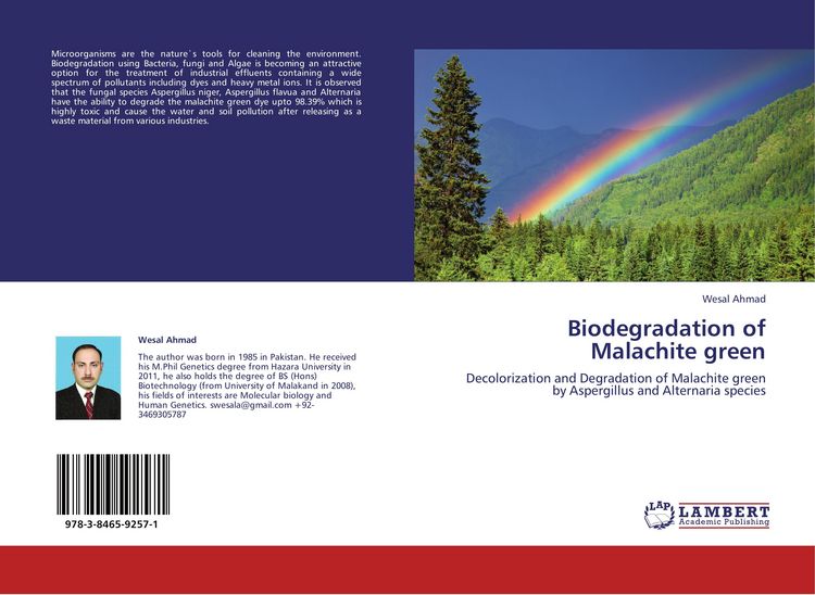 Produktbild: Biodegradation of Malachite green
