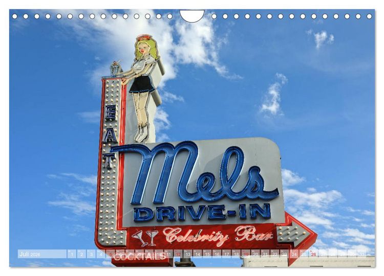 Produktbild: American Diner - es gibt sie noch (Wandkalender 2026 DIN A4 quer), CALVENDO Monatskalender