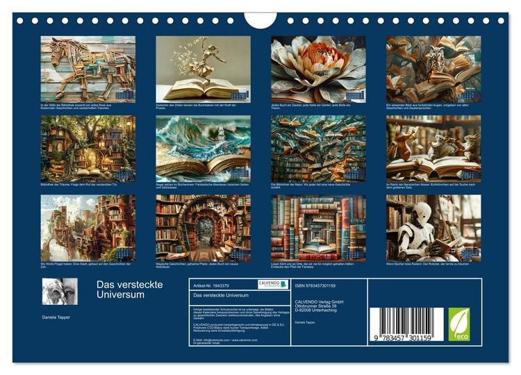 Produktbild: Das versteckte Universum (Wandkalender 2026 DIN A4 quer), CALVENDO Monatskalender