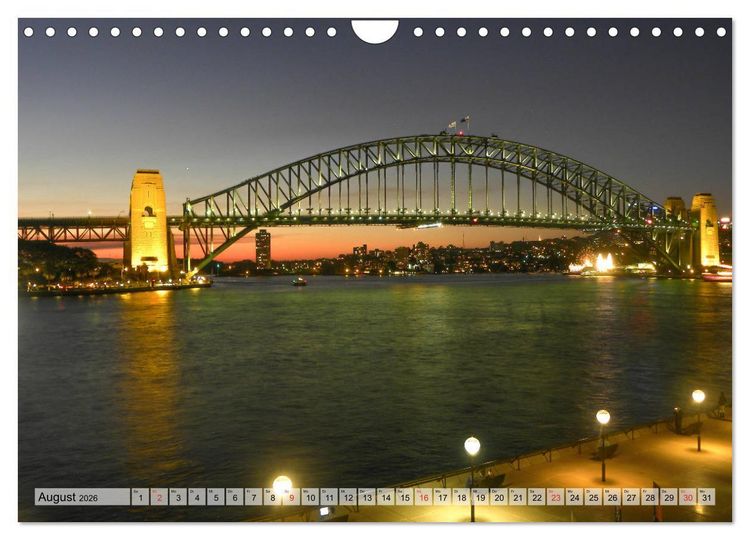 Produktbild: Australien - Australische Metropolen (Wandkalender 2026 DIN A4 quer), CALVENDO Monatskalender
