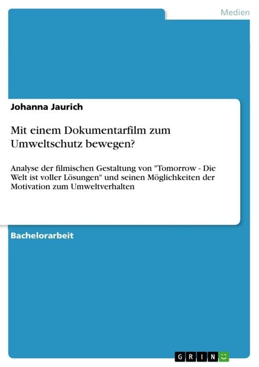 Produktbild: Mit einem Dokumentarfilm zum Umweltschutz bewegen?