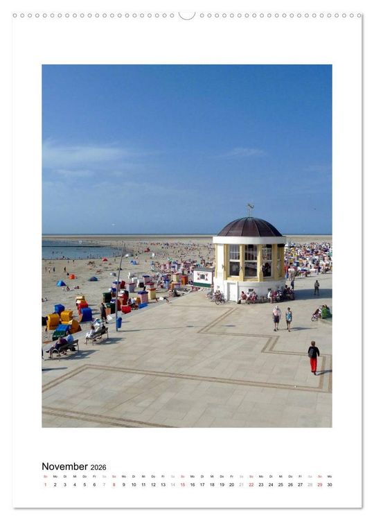 Produktbild: Borkum - Inseltr&auml;ume an der Nordsee (Wandkalender 2026 DIN A2 hoch), CALVENDO Monatskalender