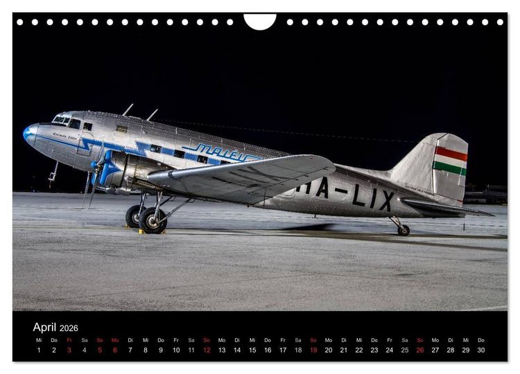 Produktbild: Faszination Flugzeug (Wandkalender 2026 DIN A4 quer), CALVENDO Monatskalender