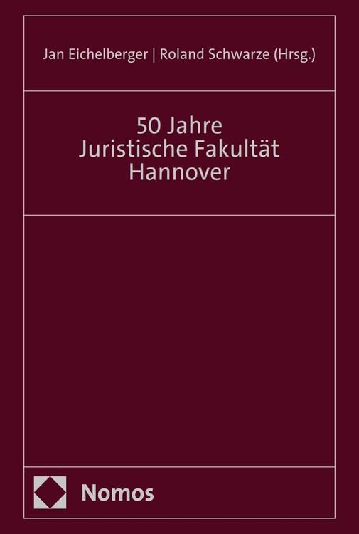 Produktbild: 50 Jahre Juristische Fakult&auml;t Hannover