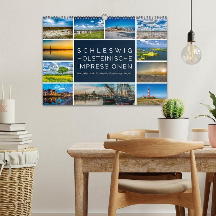 Produktbild: Schleswig-Holsteinische Impressionen (Wandkalender 2026 DIN A3 quer), CALVENDO Monatskalender