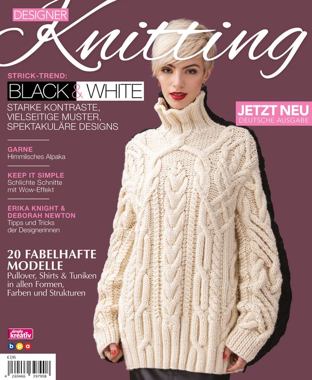 Produktbild: Designer Knitting: Strick-Trend: BLACK & WHITE