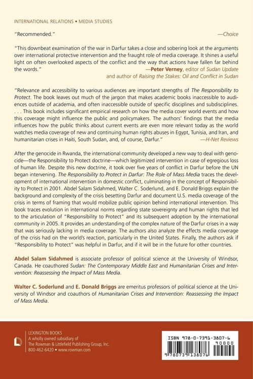 Produktbild: Responsibility to Protect in Darfur