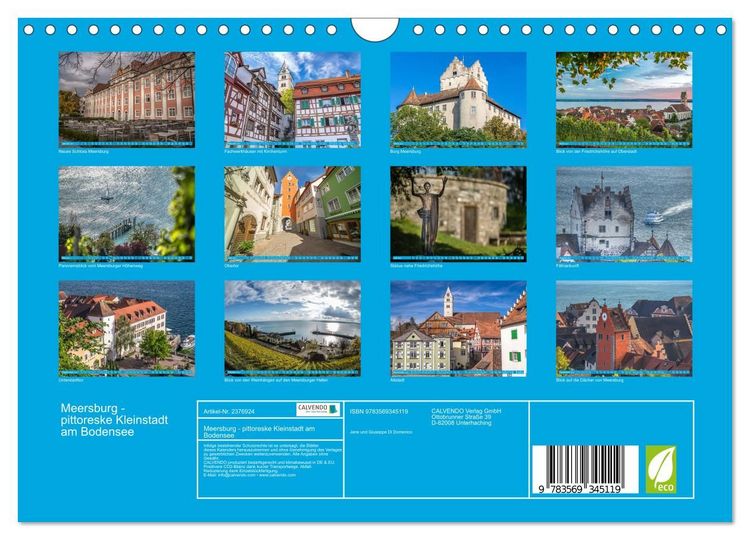 Produktbild: Meersburg - pittoreske Kleinstadt am Bodensee (Wandkalender 2027 DIN A4 quer), CALVENDO Monatskalender