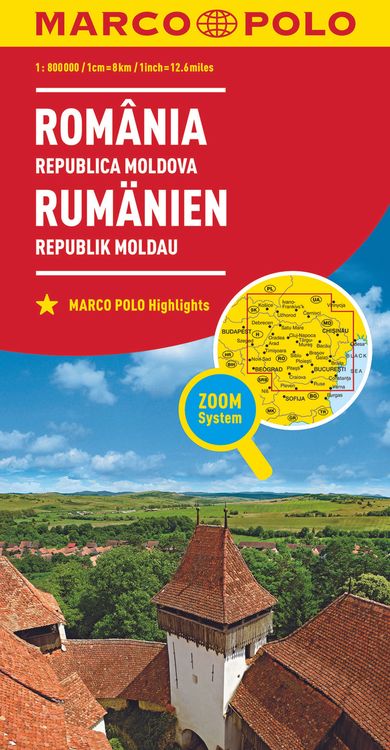 Bild vom Artikel MARCO POLO Länderkarte Rumänien, Republik Moldau 1:800.000 vom Autor 