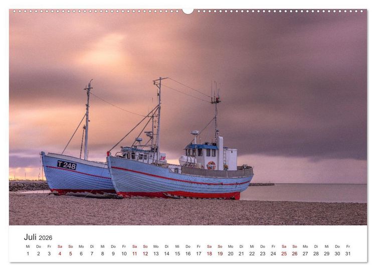 Produktbild: D&auml;nemarks Nordseezauber (Wandkalender 2026 DIN A2 quer), CALVENDO Monatskalender