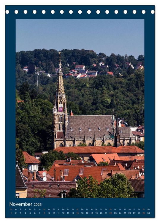 Produktbild: Esslingen am Neckar - Sehenswertes (Tischkalender 2026 DIN A5 hoch), CALVENDO Monatskalender