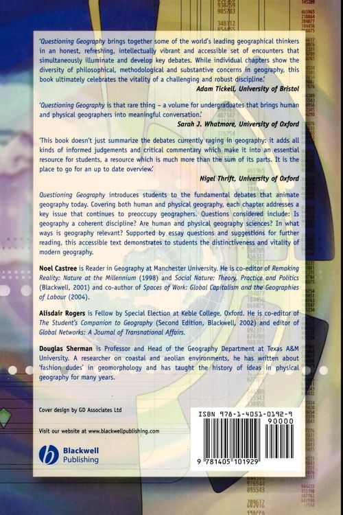 Produktbild: Questioning Geography