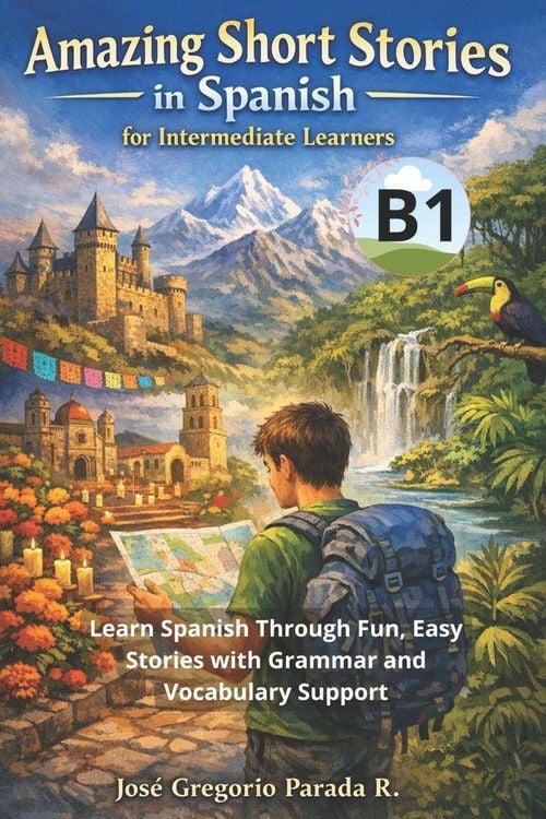 Produktbild: Amazing Short Stories in Spanish for Intermediate learners (B1)