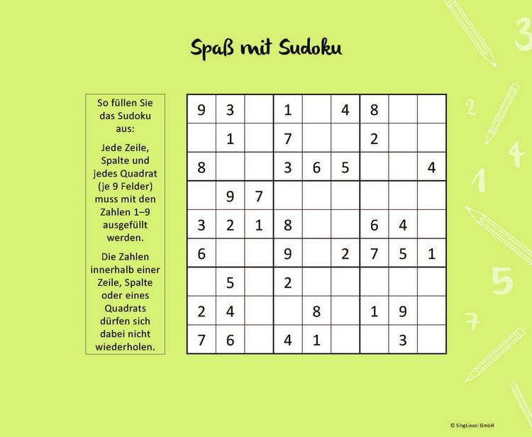 Produktbild: Einfache Sudokus f&uuml;r Senioren, die Spa&szlig; machen. R&auml;tsel-Spa&szlig;, Besch&auml;ftigung und Ged&auml;chtnistraining f&uuml;r Senioren. Auch mit Demenz. Gro&szlig;druck.